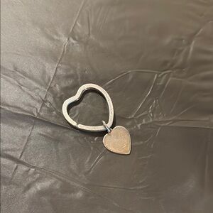 Tiffany & Co Silver Heart Keychain